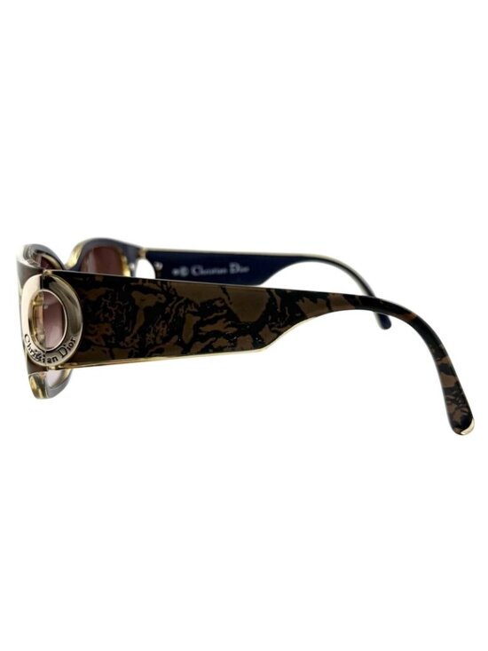 Dior Acetate Dark Blue Brown Sunglasses Eyewear main image 8